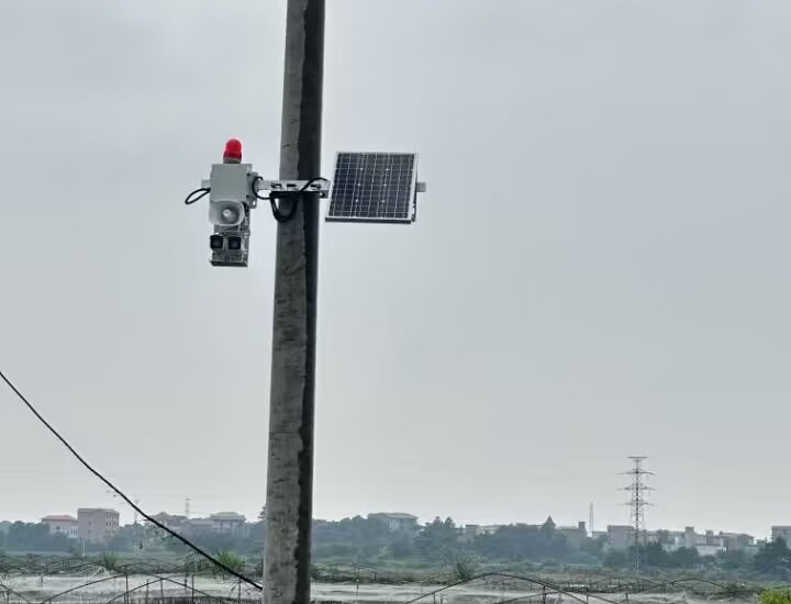 湖北电力公司应用镭射限高预警装置，守护电力网络，防止外力破坏隐患